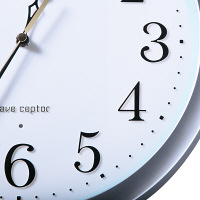 CASIO（カシオ）掛け時計 [電波 ステップ 秒針停止機能 シンプル] 直径336mm IQ-480J-8JF 1個