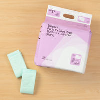 【新パッケージのお届け】【大人用おむつ/尿取りパッド/約2回分】アスクル×エルモアいちばん 　尿とりパッドレギュラー 1パック（57枚入） オリジナル