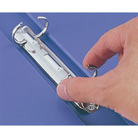 リヒトラブ　リングファイル　B6ヨコ　背幅36mm　青　F870U