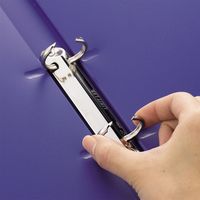 リヒトラブ　リングファイル　A4ヨコ　背幅36mm　青　F874U