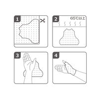 固定用 シーネ ソフラフィックスサーモ 厚さ1.6mm 030161 1枚  竹虎