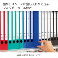コクヨ リングファイル ER 丸型2穴 A4タテ 背幅29mm 10冊 オレンジ フ-UR420NYR