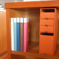 プラス カードホルダー totoco ハンディ不透明 FL-084HHO 78-437 ウォルナットブラウン　（直送品）