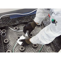 【ウレタン背抜き手袋】 ショーワグローブ パームフィット手袋 B0500 ブラック L 1セット（10双：1双入×10袋）