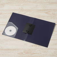 プラス 2リングファイル A4タテ 丸型2穴 背幅29mm スーパーエコノミー ネイビー 紺 40冊 FC-102RF