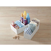 Like-it（ライクイット） ブリックス 350ミドルL ホワイト 9025 1セット（5個：1個×5） 吉川国工業所