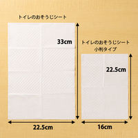 大王製紙 トイレのおそうじシート 小判 オレンジの香り 1箱（24個入）【そのまま使えるファスナー付き】 オリジナル