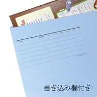 プラス 個別フォルダー A4 ロイヤルブルー 青 1箱（100枚） FL-061IF 87061