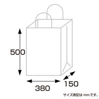 ササガワ 手提げバッグ 白無地 特大 50-6400 1袋(10枚入)