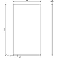 トーカイスクリーン EGシンプルパネル パーティション プリントシートタイプ ブルー 高さ1700×幅900mm EG-1709LB 1枚