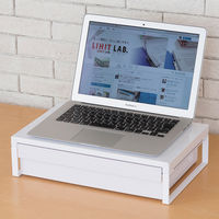 リヒトラブ　机上台＜幅390mm・引出し付＞　白　A7341-0