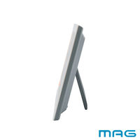 ノア精密 エアサーチメルスター 置き掛け時計 [電波 チャイム 温湿度 カレンダー アラーム] 368×29×229mm W-602 WH 1個