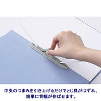 アスクル　背幅伸縮ファイル（PPラミネート表紙）　A4タテ　5色アソート　10冊  オリジナル