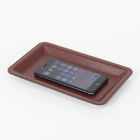 オープン工業 レザー調カルトン 茶 KN-52