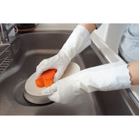 塩化ビニール手袋 簡易包装ビニトップ薄手 L ホワイト 30双 「現場のチカラ」 130 ショーワグローブ オリジナル