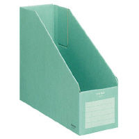 コクヨ ファイルボックス縦・横用 A4 収容幅94mm 緑 フーE455G 1セット(25冊:1冊×25)
