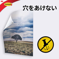 スリーエム(3M) コマンド タブ 両面テープ 壁掛け 傷つけ ない きれいにはがせる L 耐荷重2kg 1パック（8枚入） CMR4