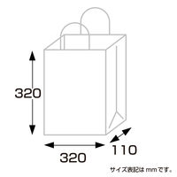 ササガワ 手提げ袋 シルバースミス 中 50-5209 1袋(50枚入)