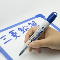 三菱鉛筆(uni) ホワイトボードマーカー お知らセンサー 中字角芯 青 PWB1205K