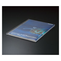 コクヨ（KOKUYO） ファイリングホルダー（2穴あき） マチ付き A4縦 透明 フ-GHW750T 1セット（100枚：10枚入×10パック）