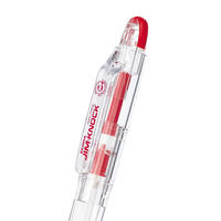 油性ボールペン ジムノック 0.7mm 赤 10本 KRB-100 ゼブラ