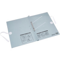 コクヨ ガバット（背幅伸縮ファイル） PPラミネート A4タテ ひも付 1000枚とじ ブルー 青 フ-SH90B 1冊