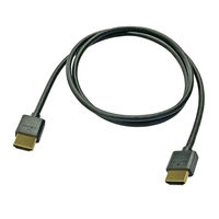 Vodaview HDMIケーブル スリムタイプ（直径4.5mm） 1m HDMI[オス]-HDMI[オス] ブラック VV-HDMI010AA-S-B 1本