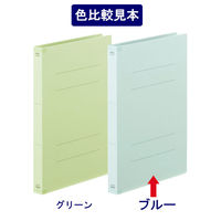 背と表紙を補強したフラットファイル厚とじ250 A4タテ 30冊 ブルー アスクル  オリジナル