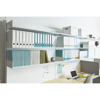 コクヨ　ファイルボックス　＜NEOS＞　A4ヨコ　背幅102mm　カーマインレッド　A4-NELF-R　1セット（12冊）