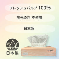 ティッシュペーパー 200組（5箱入）×12パック ネピアティッシュ 王子ネピア