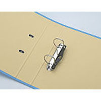 リヒトラブ リクエスト D型リングファイル（くるみ貼り） A4タテ 背幅69mm 水 1箱（20冊：10冊入×2袋）