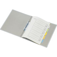 キングファイルG　A4タテ　とじ厚20mm背幅36mm　グレー　キングジム　片開きパイプファイル 972N　3冊