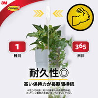 スリーエム(3M) コマンド フック 壁掛け 傷つけ ない きれいにはがせる M 耐荷重1.3kg 1セット（2パック入） CMR6