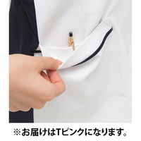 ナガイレーベン 男女兼用上衣 Tピンク L FT-4492 1枚　スクラブ