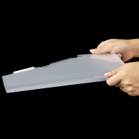 アスクル　クリアーホルダー　A4　1袋（10枚）　インデックス&マチ付　ファイル  オリジナル