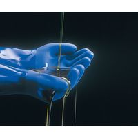 【耐油手袋】 ショーワグローブ 塩化ビニール手袋 耐油ロングビニローブ（裏布付） No.660 ブルー LL 1双