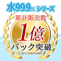 水99.9％ おしりふき 流せるタイプ 1パック（60枚入×3個） レック