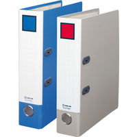 キングジム　レバーリングファイルGXシリーズ　Dタイプ　A4タテ　背幅73mm　グレー　3775GXクレ