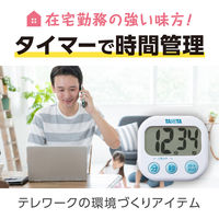 タニタ（TANITA）でか見えタイマー100分計　ピンク　キッチンタイマー　1セット（5個：1個×5）