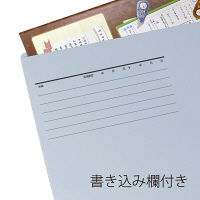 フォルダー（個別フォルダー）　A4　ブルー　FL-001IF　87835  1袋（10枚入）