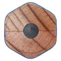 三菱鉛筆(uni) ユニパレット 鉛筆 HB 6角・パステルブルー軸 K5050HB 1ダース（12本入）