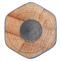 三菱鉛筆(uni) ユニパレット 鉛筆 6B 6角・パステルブルー軸 K55606B 1ダース（12本入）