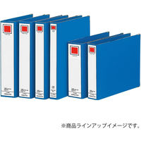 コクヨ　チューブファイル（Mタイプ）　A4ヨコ　とじ厚30mm　青　フ-1635B