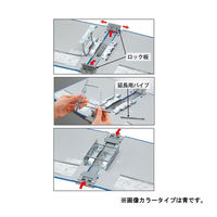 コクヨ　ガバットチューブファイル＜エコツイン＞　A4タテ　背幅伸縮型　とじ厚80または120mm　シルバー　フ-GT6120C
