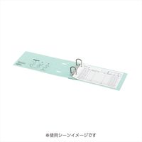コクヨ　伝票ファイル　色厚板紙　振替伝票用　2穴　30mm　青