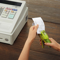 コクヨ ハリナックス ハンディ 緑 10枚とじ 針なしステープラー 針なしホッチキス SLN-MSH110G 1個