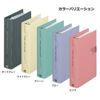 プラス 名刺ホルダー ダークグレー FL-108NC DGY 1冊（直送品）