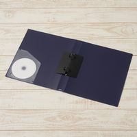 プラス　2リングファイル丸型2穴　A4タテワイド　背幅35mm　10冊　スーパーエコノミー　ネイビー　FC-101RW