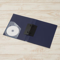 プラス 2リングファイル B5タテ 丸型2穴 背幅35mm スーパーエコノミー ネイビー 紺 10冊 FC-121RF