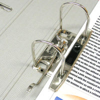 レバー式アーチファイル　A4タテ　背幅80mm　3冊　レッド　SGLAF8RD　ハピラ